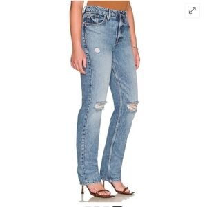 Good American 90’s Icon Straight Leg Jeans